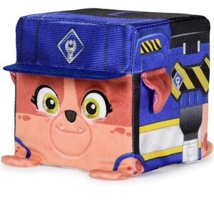 Paw Patrol Blue and Peach Cube Plush Character Toy